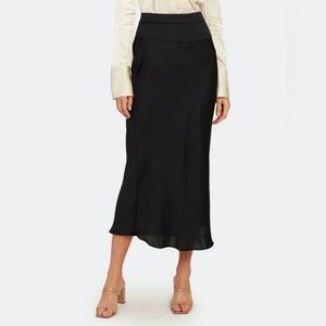 Free people Midi Silk skirt